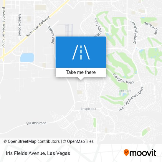 Mapa de Iris Fields Avenue