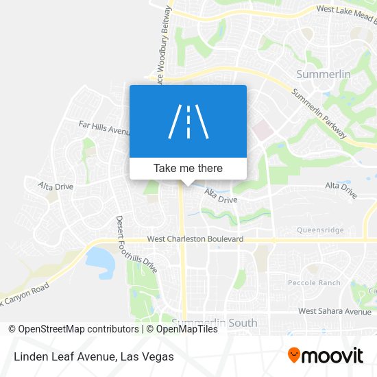 Linden Leaf Avenue map