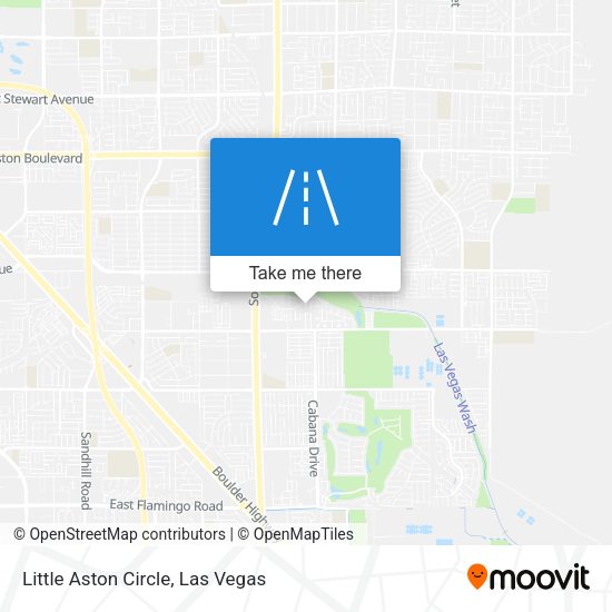 Mapa de Little Aston Circle