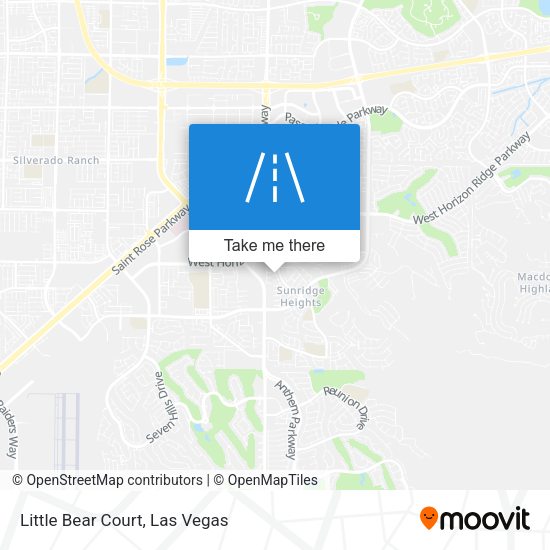 Mapa de Little Bear Court