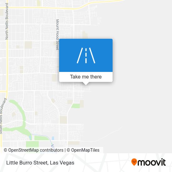 Little Burro Street map