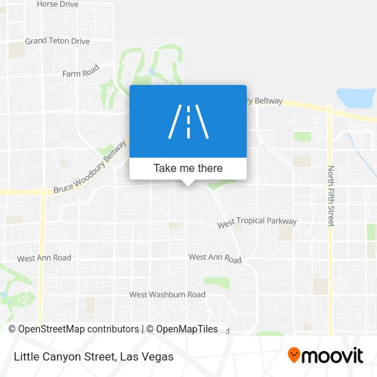 Little Canyon Street map