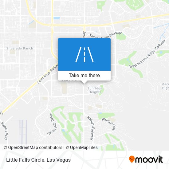 Little Falls Circle map