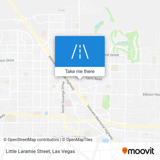 Mapa de Little Laramie Street