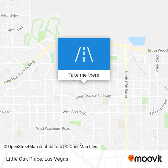 Little Oak Place map