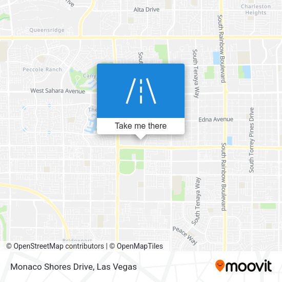 Monaco Shores Drive map