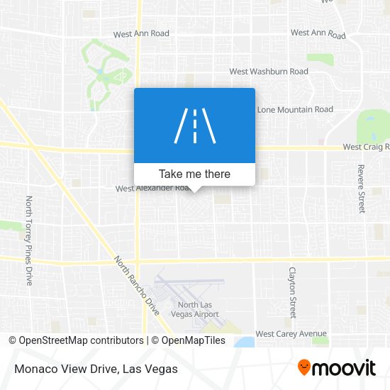 Monaco View Drive map