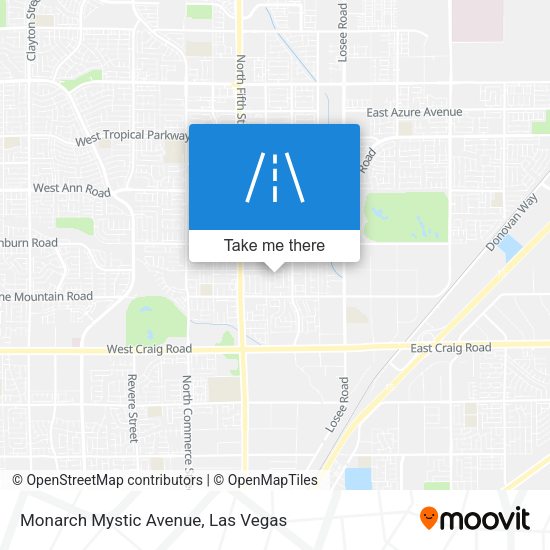 Monarch Mystic Avenue map