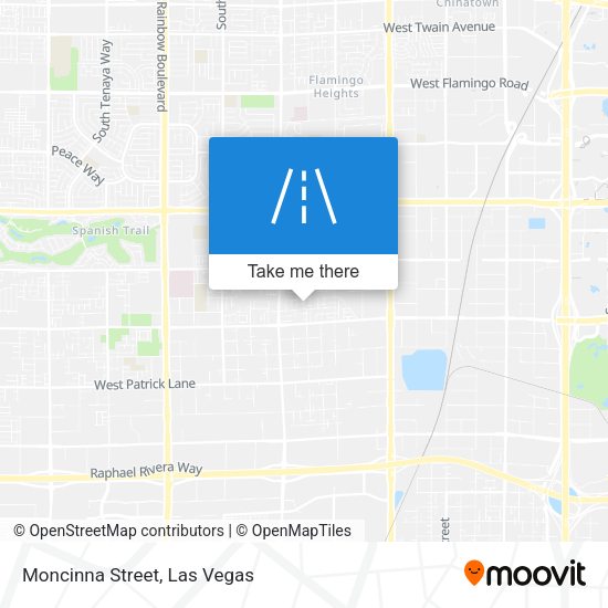 Mapa de Moncinna Street