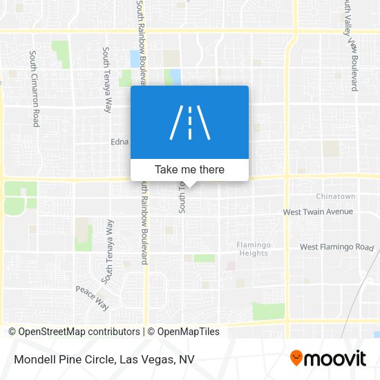Mondell Pine Circle map