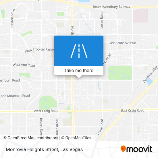Monrovia Heights Street map
