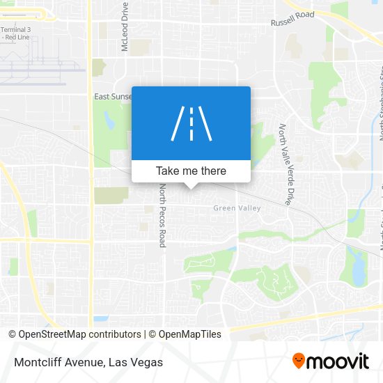 Montcliff Avenue map