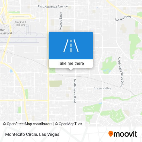 Montecito Circle map