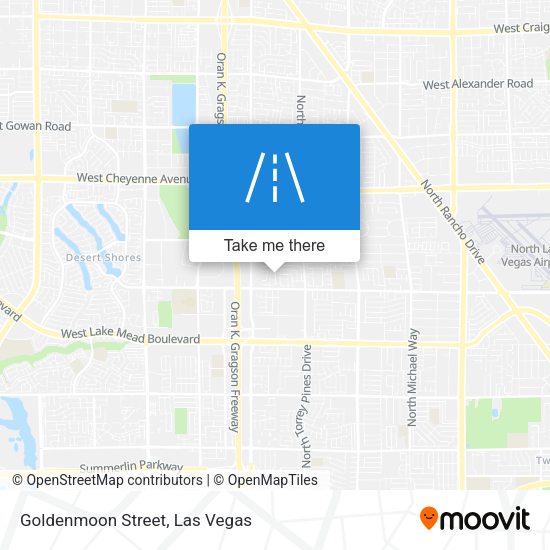 Goldenmoon Street map