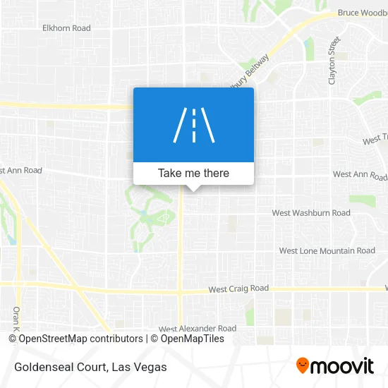 Goldenseal Court map