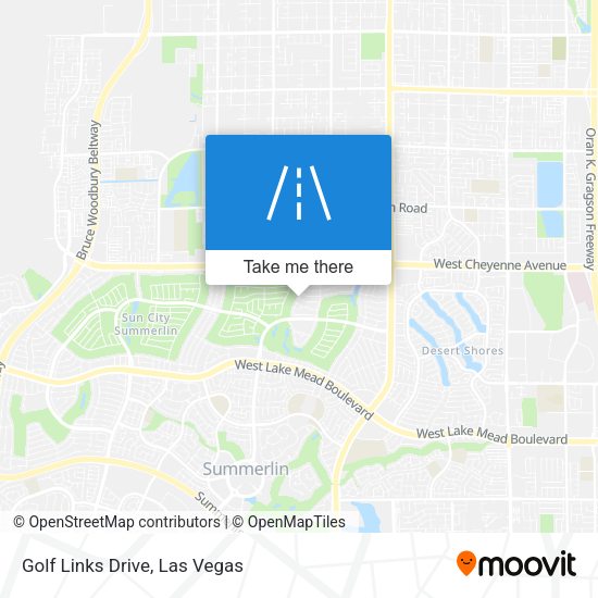 Golf Links Drive map