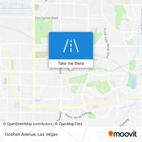 Mapa de Goshen Avenue