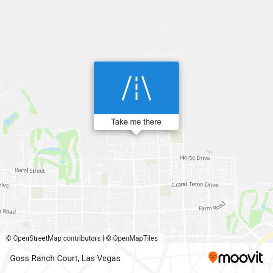 Goss Ranch Court map