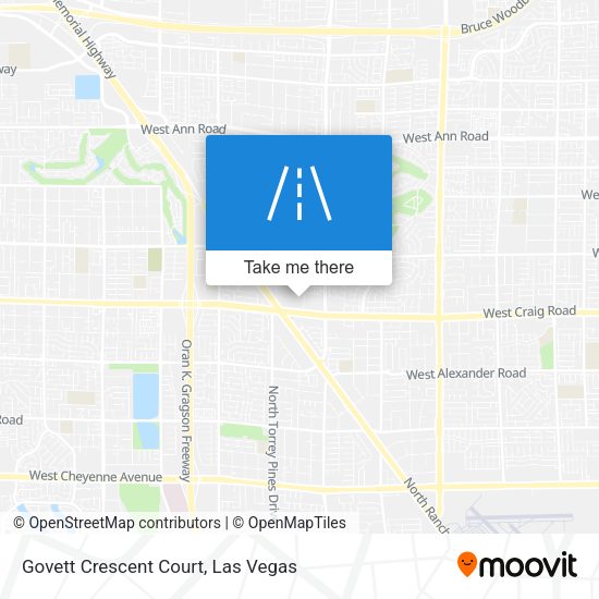 Govett Crescent Court map