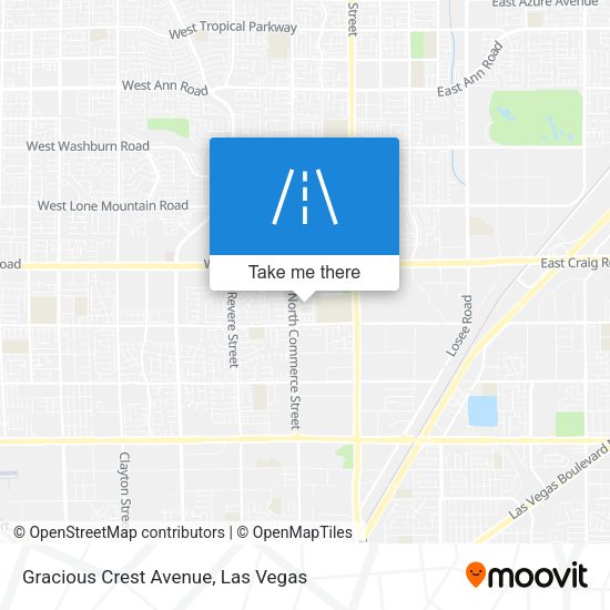 Mapa de Gracious Crest Avenue
