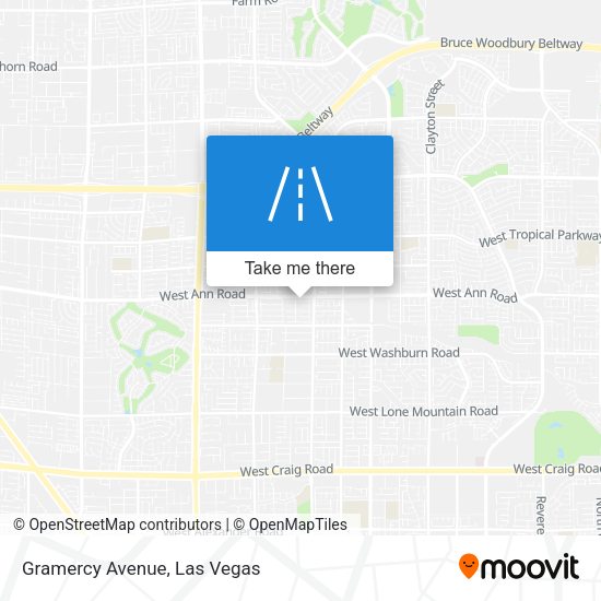 Mapa de Gramercy Avenue
