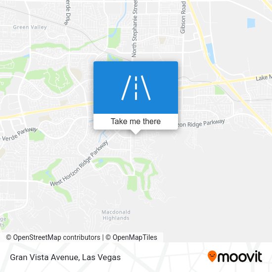 Gran Vista Avenue map