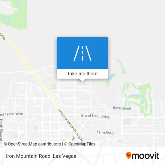 Iron Mountain Road map