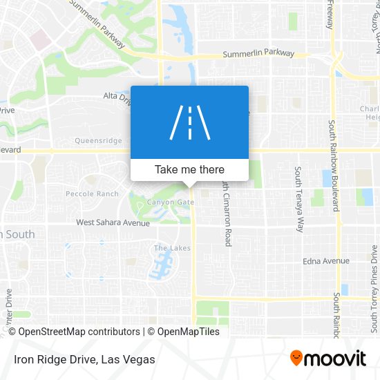 Iron Ridge Drive map