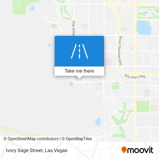 Mapa de Ivory Sage Street