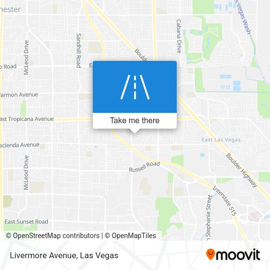 Livermore Avenue map