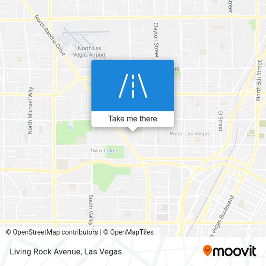 Mapa de Living Rock Avenue