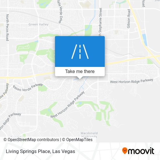 Living Springs Place map