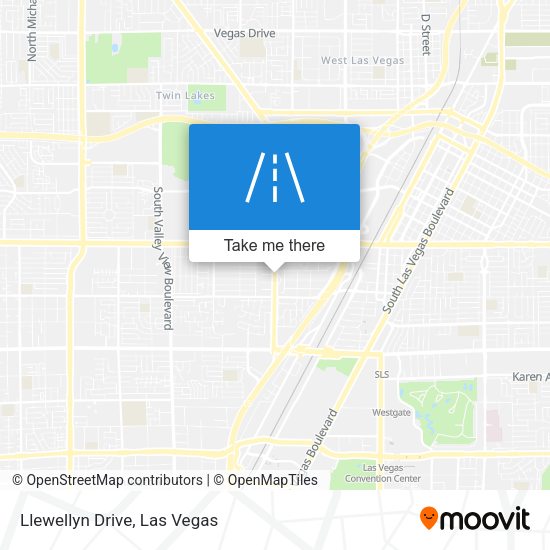 Llewellyn Drive map