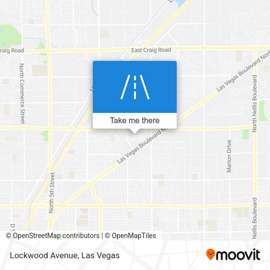 Lockwood Avenue map