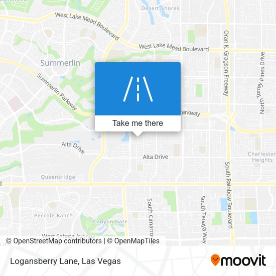 Logansberry Lane map