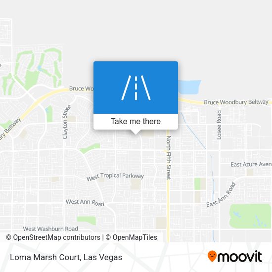Loma Marsh Court map