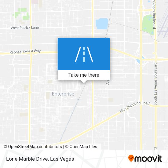 Lone Marble Drive map