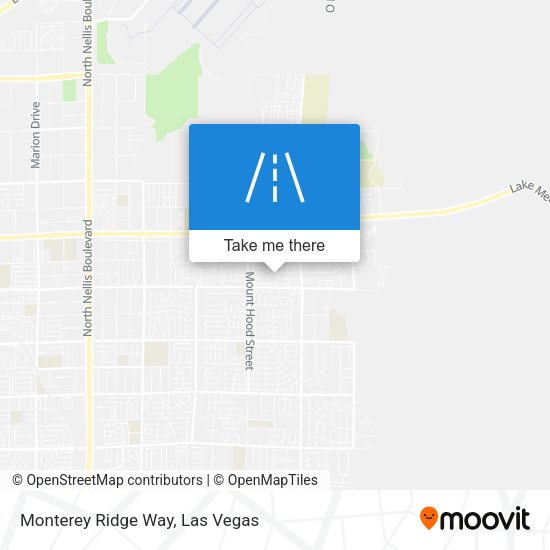 Mapa de Monterey Ridge Way