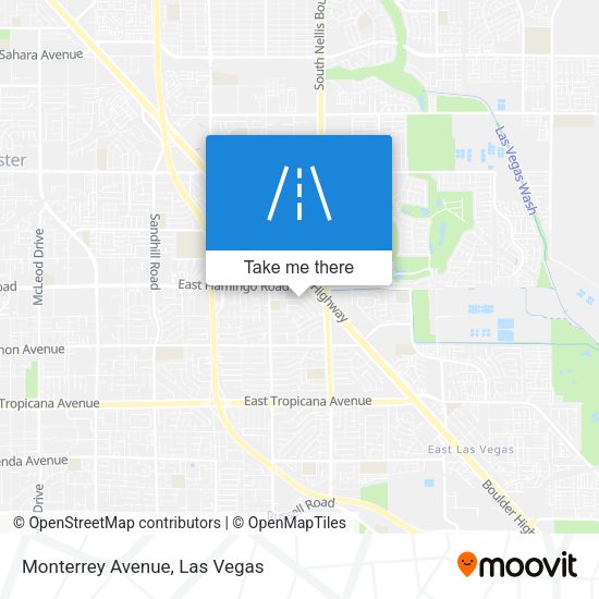 Monterrey Avenue map
