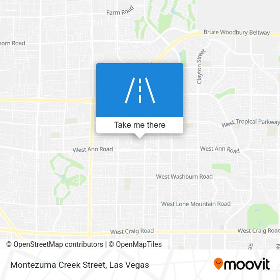 Montezuma Creek Street map