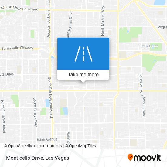 Monticello Drive map