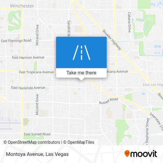 Mapa de Montoya Avenue