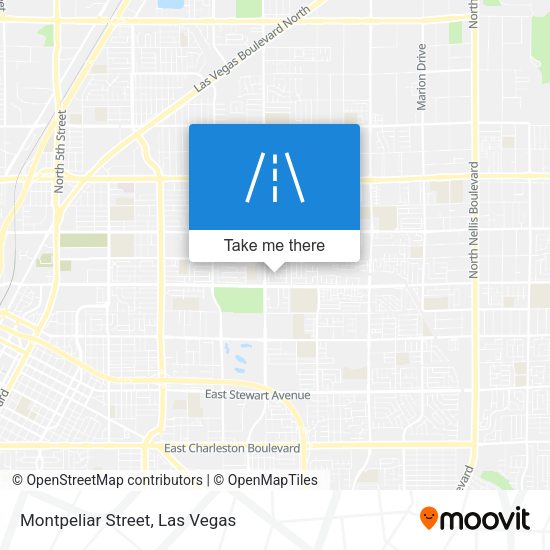 Mapa de Montpeliar Street
