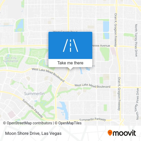 Moon Shore Drive map