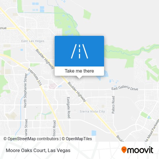 Moore Oaks Court map