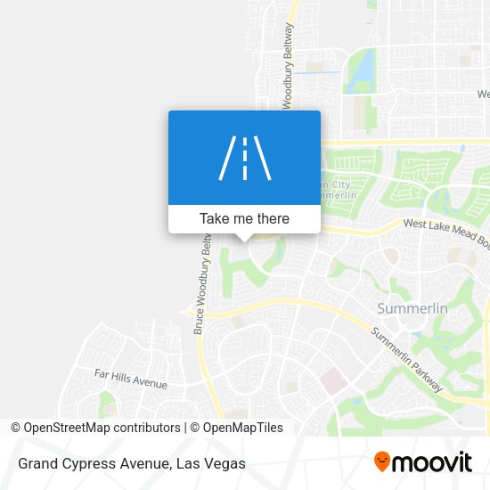 Grand Cypress Avenue map