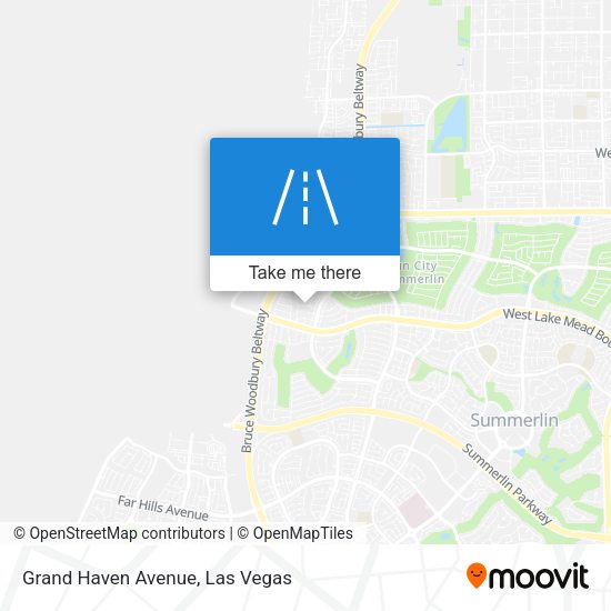 Grand Haven Avenue map