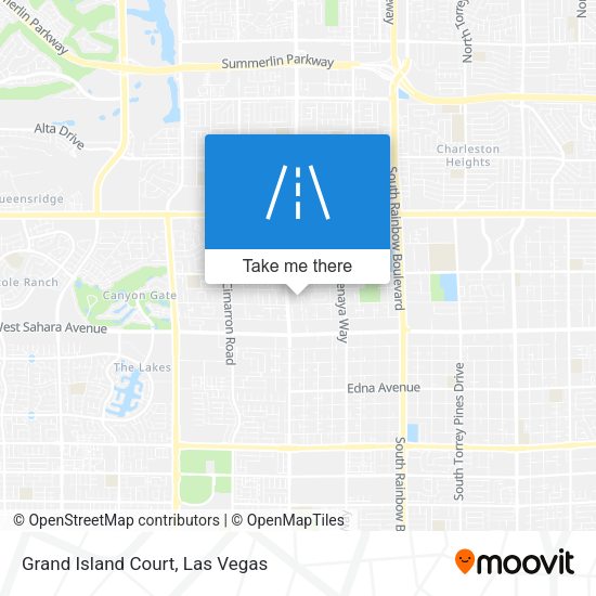 Mapa de Grand Island Court