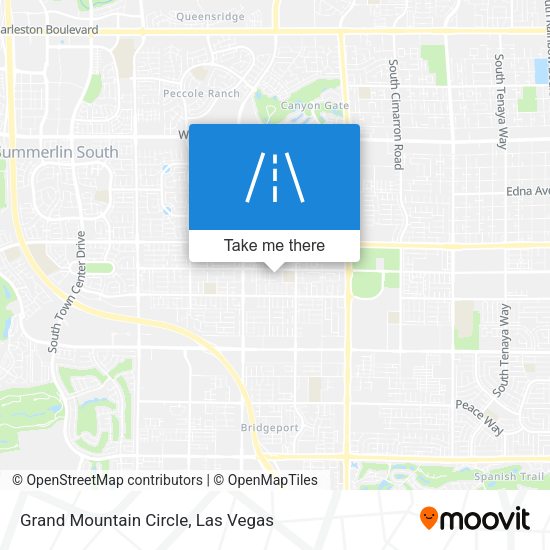 Grand Mountain Circle map