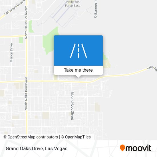 Grand Oaks Drive map